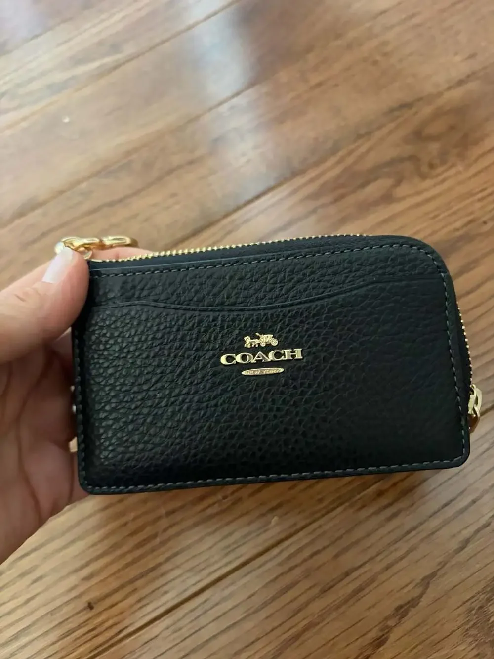 Coach Sydney Satchel 2-Way Crossbody Bag in Black CA202 with Pouch